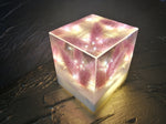 Resin Cube | Night Light Cube - Bunny Tail - Purple