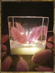 Resin Cube | Night Light Cube - Bunny Tail - Purple